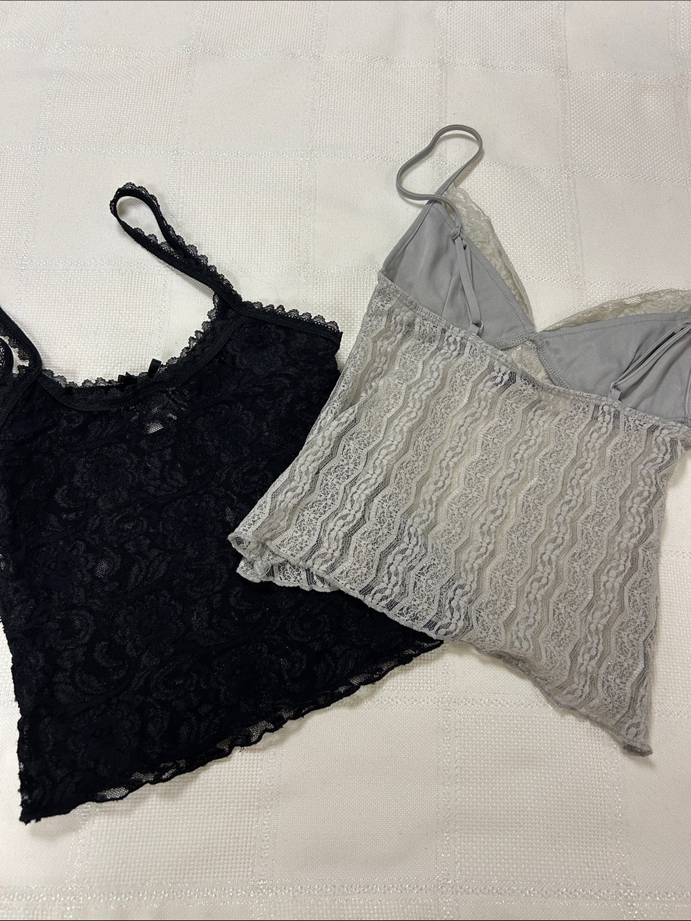 Delicate Lace Camisole Tank Tops - set of 2 image 6